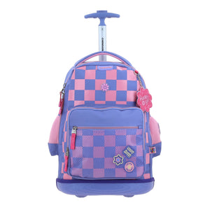 Mochila Grande de Ruedas con Luz Led Happy Girl CHESTER HG70238-U