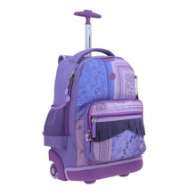 Cargar imagen en el visor de la galería, Mochila Grande de Ruedas con Luz Led Happy Girl COWLI HG70256-U
