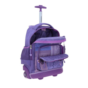 Mochila Grande de Ruedas con Luz Led Happy Girl COWLI HG70256-U