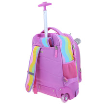 Cargar imagen en el visor de la galería, Mochila Grande de Ruedas con Luz Led Happy Girl IRIS HG70407-C
