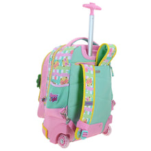 Cargar imagen en el visor de la galería, Mochila Grande de Ruedas con Luz Led Happy Girl Wendy HG70710-P
