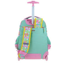 Cargar imagen en el visor de la galería, Mochila Grande de Ruedas con Luz Led Happy Girl Wendy HG70710-P
