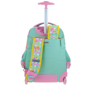 Mochila Grande de Ruedas con Luz Led Happy Girl Wendy HG70710-P