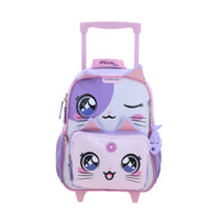 Mochila Chica Kinder Con Ruedas Chenson Happy Girl HG70810-U KETS

