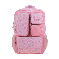 Mochila Grande Rosa Happy Girl JILLY
