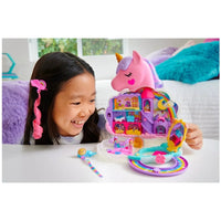 Polly Pocket Set De Juego Unicornio Con Salón Arcoíris
