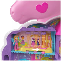 Polly Pocket Set De Juego Unicornio Con Salón Arcoíris
