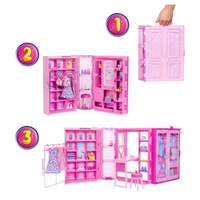 Barbie Set Clóset De Los Sueños