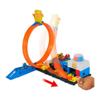 Pista de juguete Hot Wheels City Súper Estación de Policía
