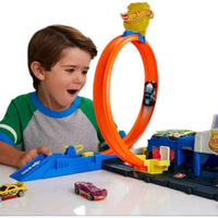 Pista de juguete Hot Wheels City Súper Estación de Policía
