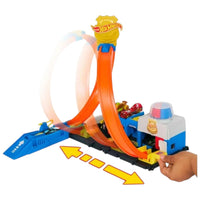 Pista de juguete Hot Wheels City Súper Estación de Policía
