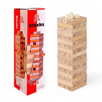 CYC Juego de Mesa Torre de Bloques Madera Juguete Importacion SWA3312
