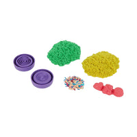 3 Pack Kinetic Sand Flowfetti, 113 g de Arena para Jugar con Mezclas de Purpurina 6066739
