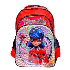 FM Mochila Grande Escolar Lady Bug 02540