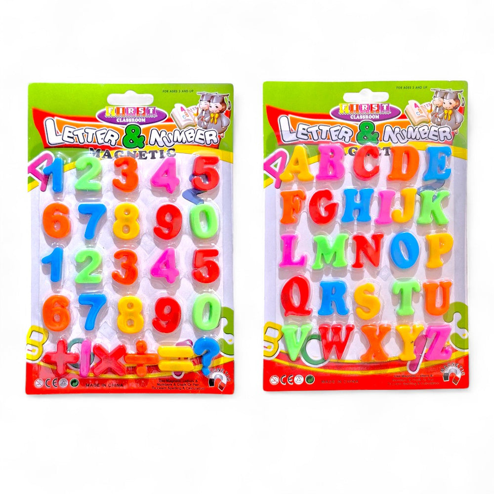 CYC Letras Y Numeros Didacticos Con Iman Juguete de Importación SWA2176