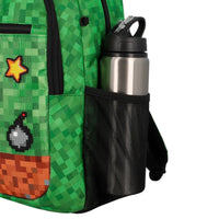 Mochila Verde Xtrem Logan Pixeles
