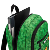 Mochila Verde Xtrem Logan Pixeles
