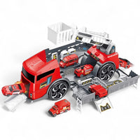 CYC Camion Set Carros Rescate Con Autos Juguete de Importación HP1162312
