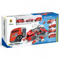 CYC Camion Set Carros Rescate Con Autos Juguete de Importación HP1162312