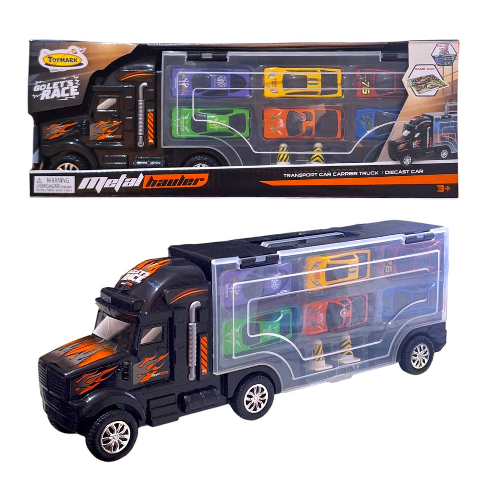 CYC Camion Trailer Madrina con Autos Juguete de Importación HP1200301