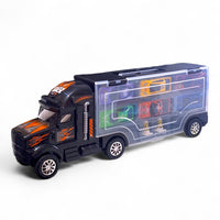 CYC Camion Trailer Madrina con Autos Juguete de Importación HP1200301
