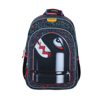 Mochila Grande Negro Chenson Mario Bros KADAL MB64501-3