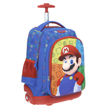 Cargar imagen en el visor de la galería, Mochila Chenson Con Ruedas Primaria Mario Bros MB65625-9 Playba
