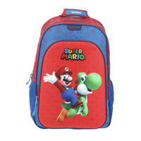 Mochila Grande Rojo Chenson Mario Bros Primaria Capri MB65645-R
