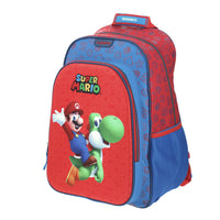 Mochila Grande Rojo Chenson Mario Bros Primaria Capri MB65645-R
