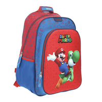 Mochila Grande Rojo Chenson Mario Bros Primaria Capri MB65645-R
