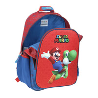 Mochila Grande Rojo Chenson Mario Bros Primaria Capri MB65645-R