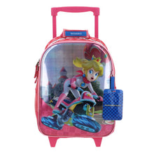 Cargar imagen en el visor de la galería, Mochila Chica Princesa Peach Chenson Ruedas Niña Escolar Kinder  MB66279-P
