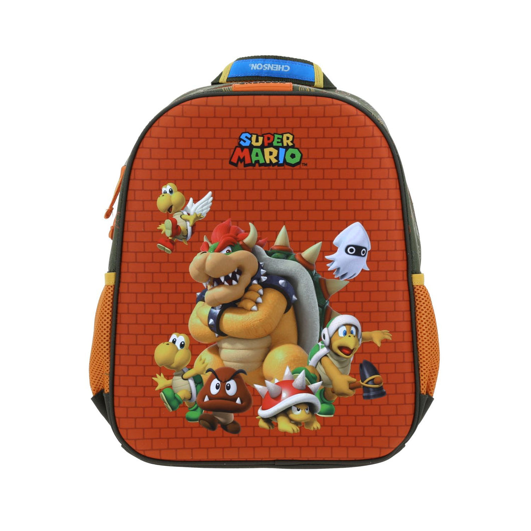 Mochila Chica Preescolar Kinder Chenson Bowser Mario Bros Thorin MB66593-A