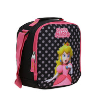 Lonchera Negra Escolar Termica Mario Bros Peach MB70457-3 Loly
