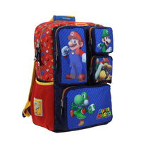 Mochila Escolar Grande Chenson Super Mario Bros Luigi Bowser NASH MB71081-R
