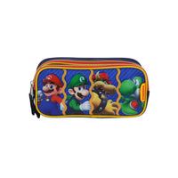 Lapicera Triple Estuche Escolar Chenson Super Mario Bros Bowser NASH MB71083-R
