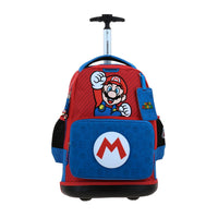Mochila Grande Con Ruedas Y Luces Led Chenson Super Mario Bros PREGO MB71107-9
