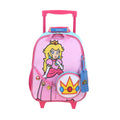 Mochila Chica Kinder Con Ruedas Chenson Super Mario Bros Peach TUCH MB71150-T