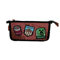 Lapicera Estuche Escolar Chenson Minecraft Pexel MC66286-B