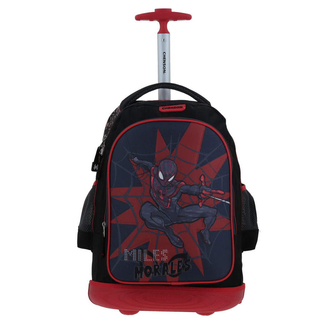 Mochila Grande Con Ruedas Y Luces Led Chenson Miles Morales Marvel DOTTE MM70288-3