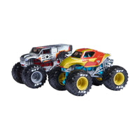MONSTER JAM PACK 2 COCHES MARVEL METÁLICOS
