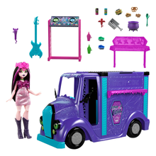 Cargar imagen en el visor de la galería, Monster High Fest Fangtastic Camion-Restaurant HXH83
