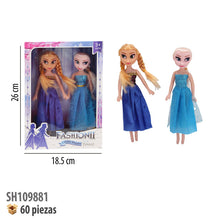 Cargar imagen en el visor de la galería, Muñeca Princesas Frozen Elsa y Ana Juguete Importacion SH109881
