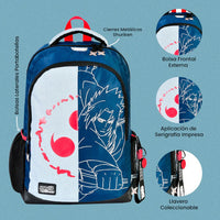 Mochila Grande Yadatex Naruto Shippuden Sasuke NTS039-BP190A
