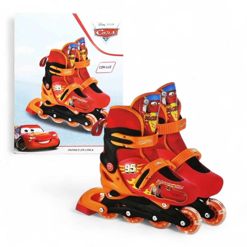 CYC Patines Linea Cars 4 Ruedas 19-21 Niños Juguete De Importacion T378452