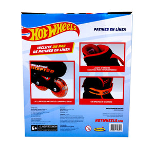 CYC Patines Linea Hot Wheels 4 Ruedas 23-26 Niños Juguete De Importacion T378386