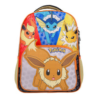 Mochila Grande Escolar Pokemon Eevee Evoluciones
