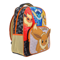 Mochila Grande Escolar Pokemon Eevee Evoluciones
