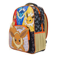 Mochila Grande Escolar Pokemon Eevee Evoluciones
