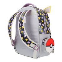Mochila Grande Escolar Pokemon Pikachu y Mewtwo
